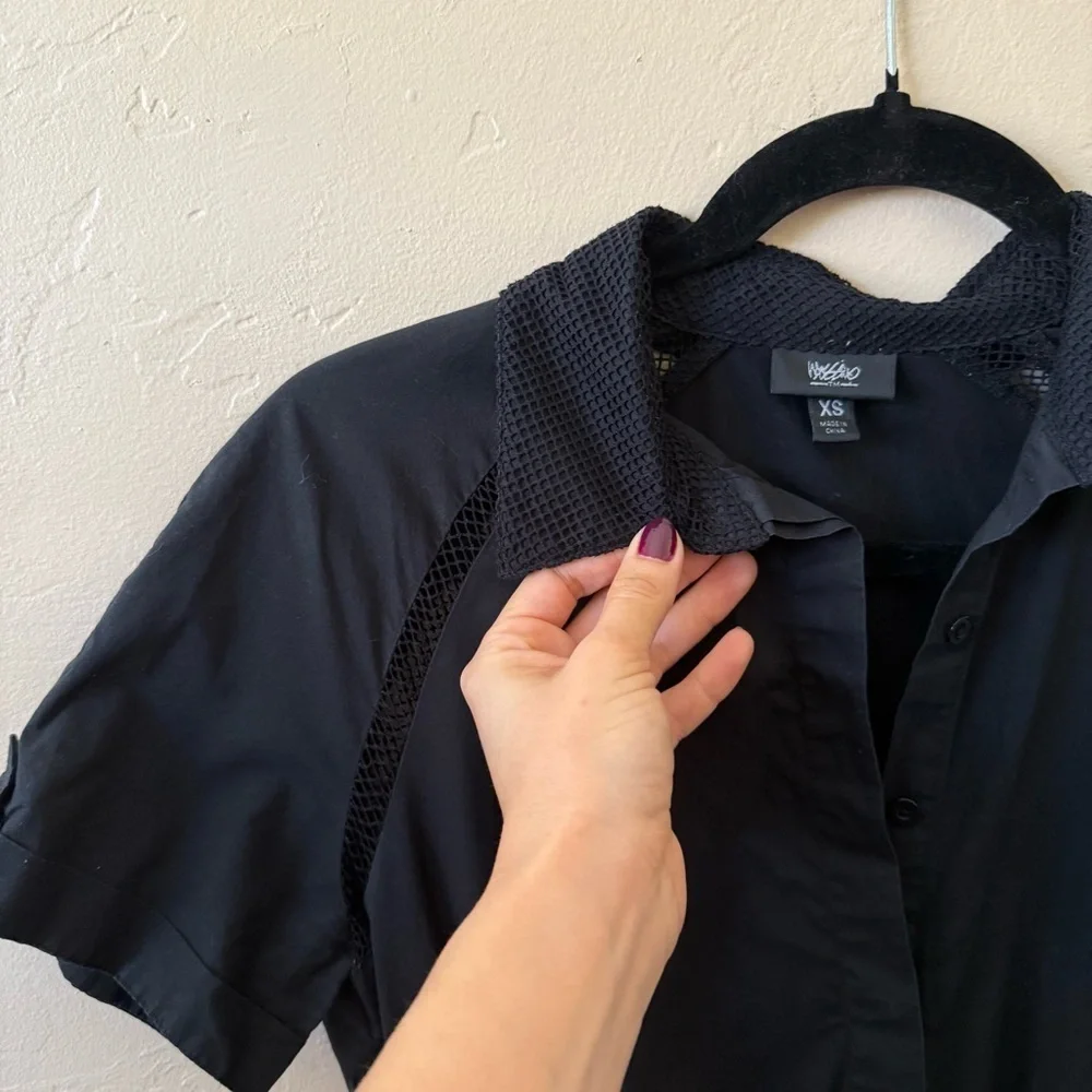 60. Mossimo Black Collared Dress – Size XS